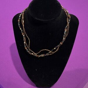 Elegant Multi-Strand Beaded Necklace